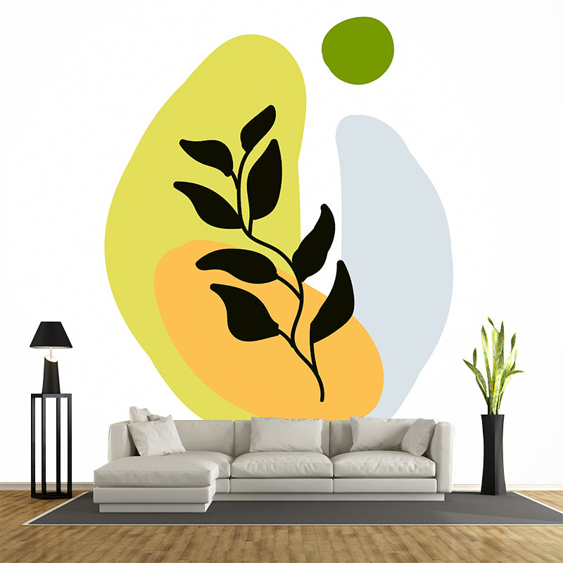 Environmental Illustration Mural Wallpaper Plants Indoor Wall Mural