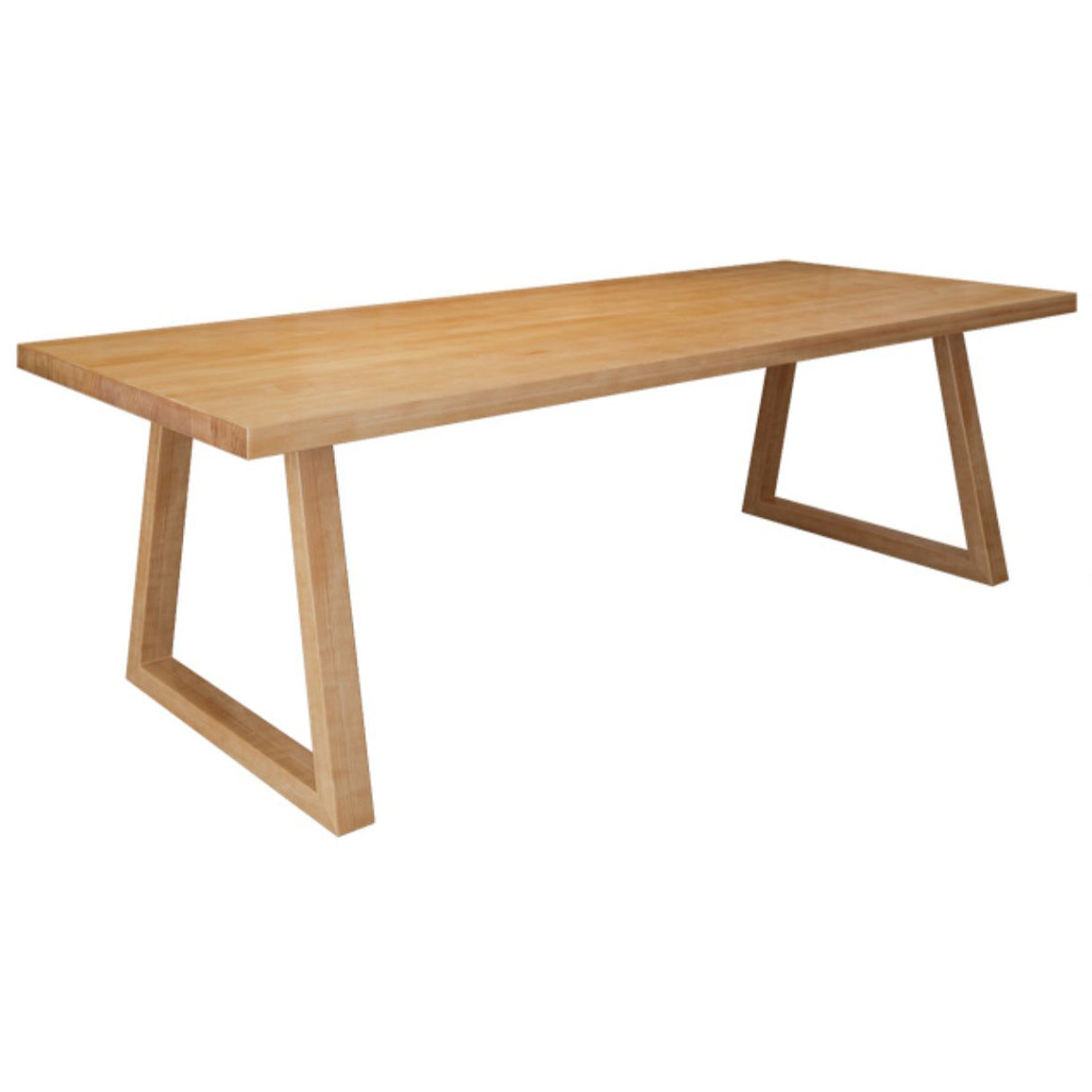 Modern Style Sled Office Desk Solid Wood Rectangular Desk for Home