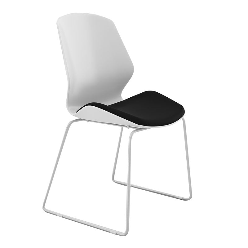 Modern Mid Back Chair Armless CorLiving Workspace Conference Chair