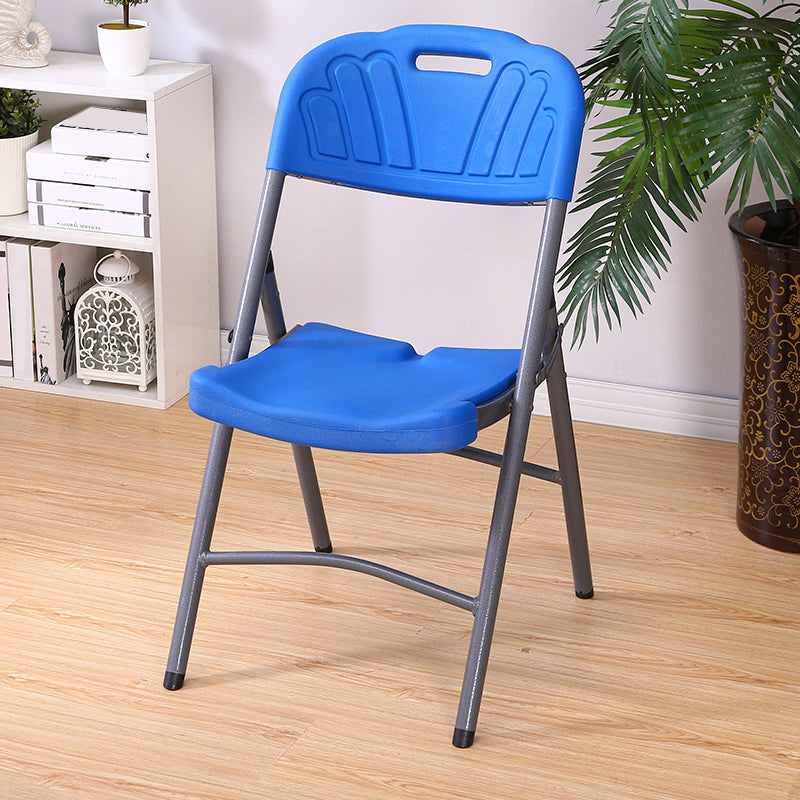 Armless Foldable Conference Chair Modern Plastic Office Chair