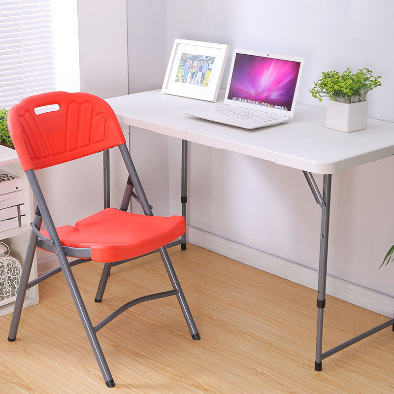 Armless Foldable Conference Chair Modern Plastic Office Chair