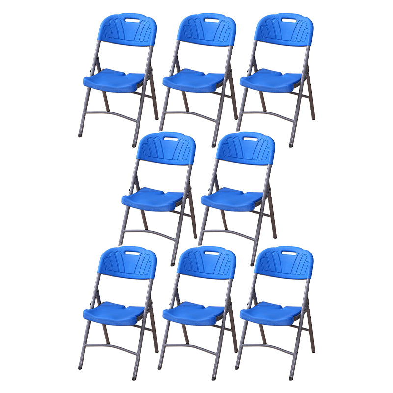 Armless Foldable Conference Chair Modern Plastic Office Chair