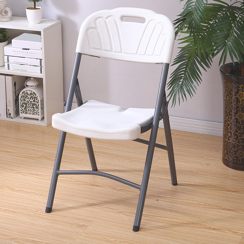 Armless Foldable Conference Chair Modern Plastic Office Chair