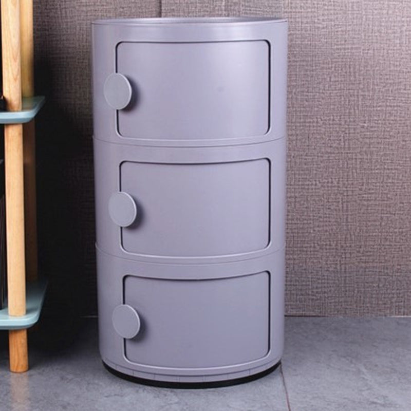 2/3/4-Door Nightstand (India) 12.6" H Plastic Bedside Cabinet