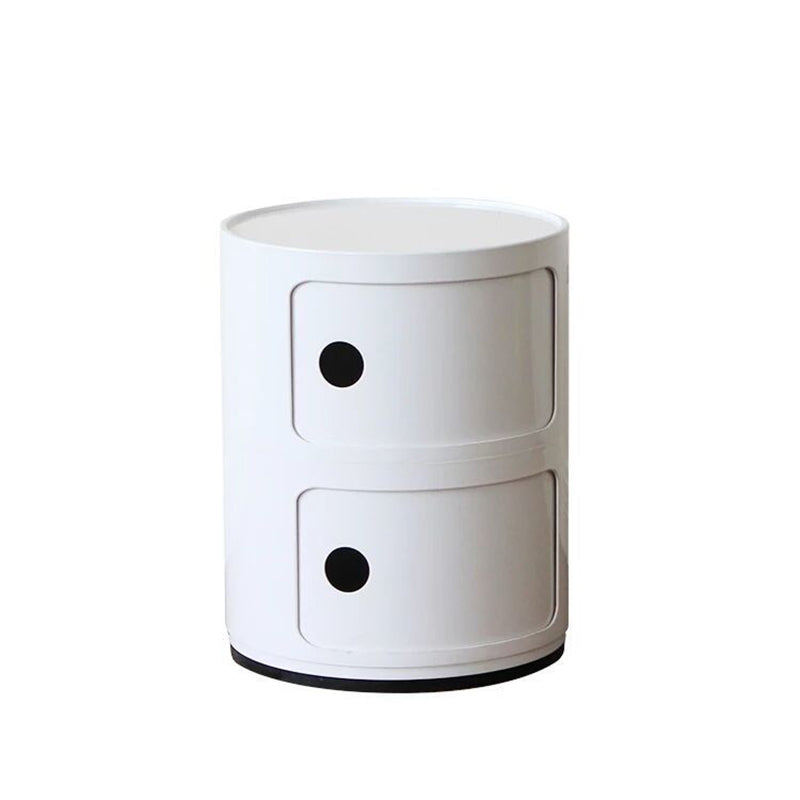 2/3/4-Door Nightstand (India) 12.6" H Plastic Bedside Cabinet