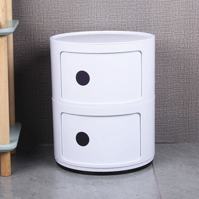 2/3/4-Door Nightstand (India) 12.6" H Plastic Bedside Cabinet