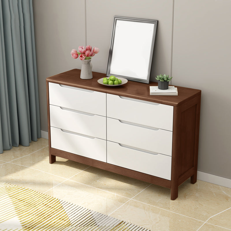 16" W Solid Wood Storage Chest Modern Storage Chest with Drawers