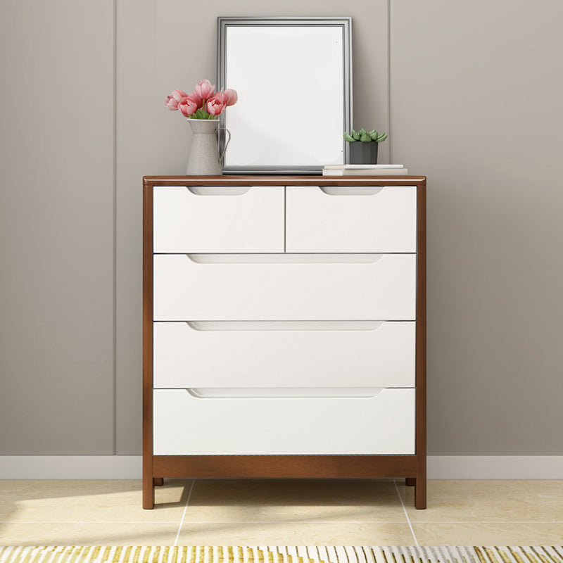 16" W Solid Wood Storage Chest Modern Storage Chest with Drawers