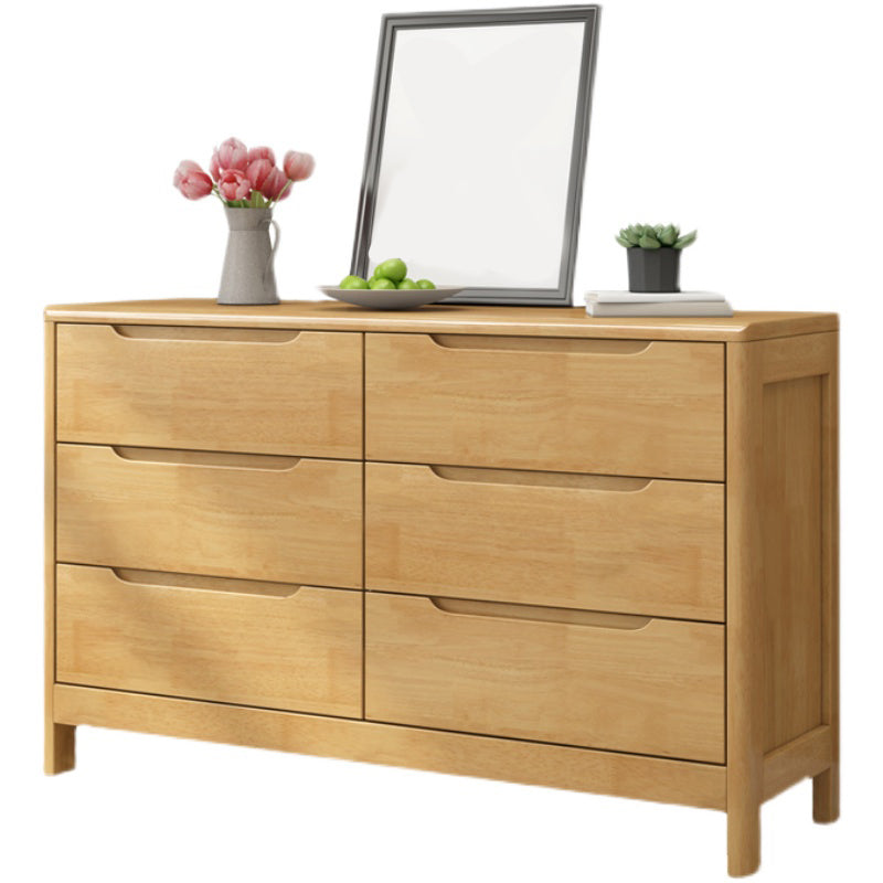 16" W Solid Wood Storage Chest Modern Storage Chest with Drawers