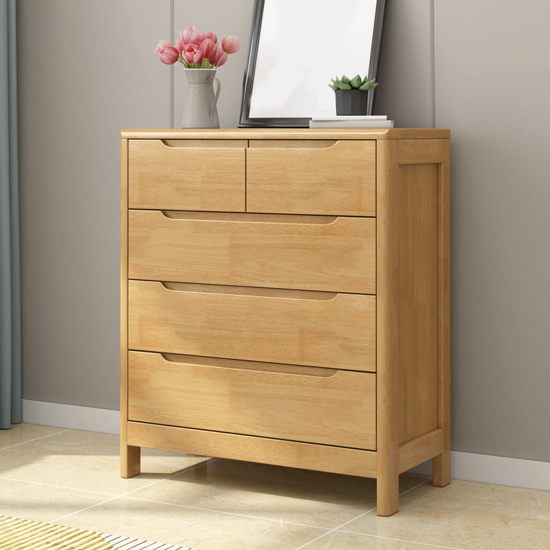 16" W Solid Wood Storage Chest Modern Storage Chest with Drawers