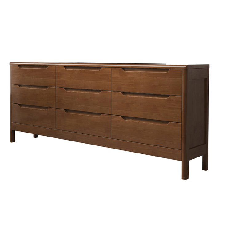 16" W Solid Wood Storage Chest Modern Storage Chest Dresser with Drawers