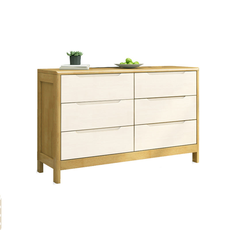 16" W Solid Wood Storage Chest Modern Storage Chest Dresser with Drawers