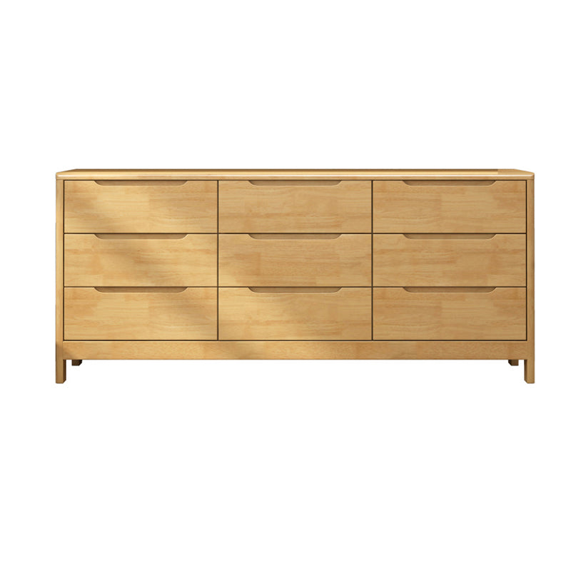 16" W Solid Wood Storage Chest Modern Storage Chest Dresser with Drawers