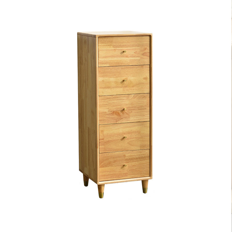 16" W Vertical Wooden Storage Chest Modern Storage Chest Dresser with Drawers