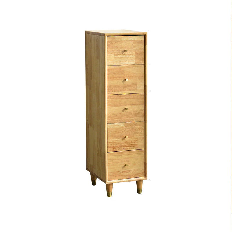 16" W Vertical Wooden Storage Chest Modern Storage Chest Dresser with Drawers