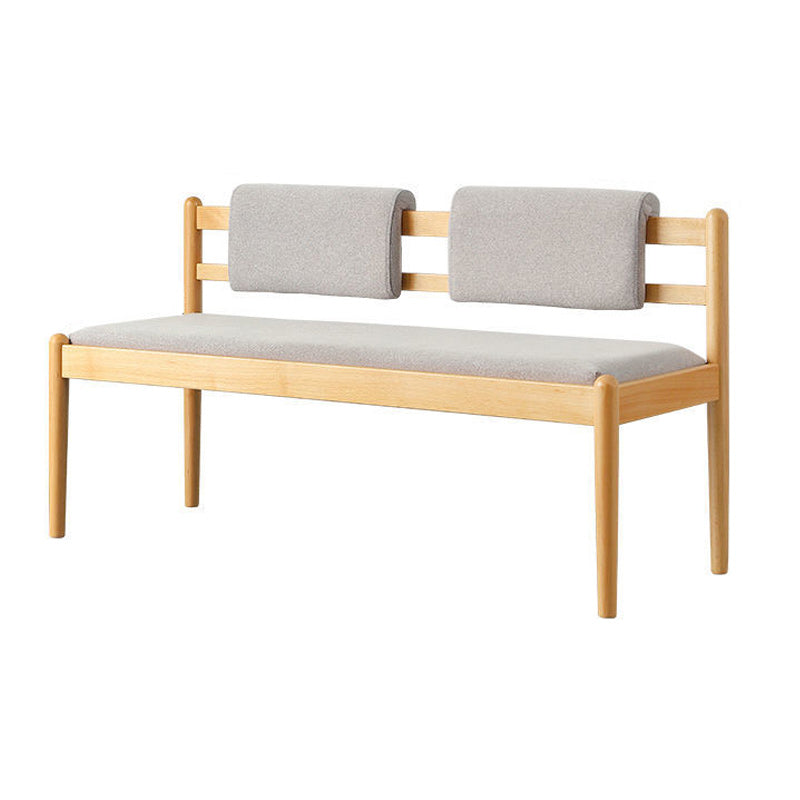 25.5 Inch H Beech Wood Modern Bedroom Seating Bench With Straight Legs