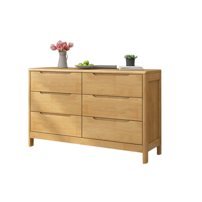 16" W Solid Wood Storage Chest Dresser Modern Storage Chest with 5 / 6 / 9 Drawers