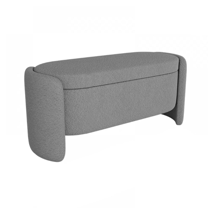 Modern Cushioned Bench Faux Leather Foam Bench for Home Office