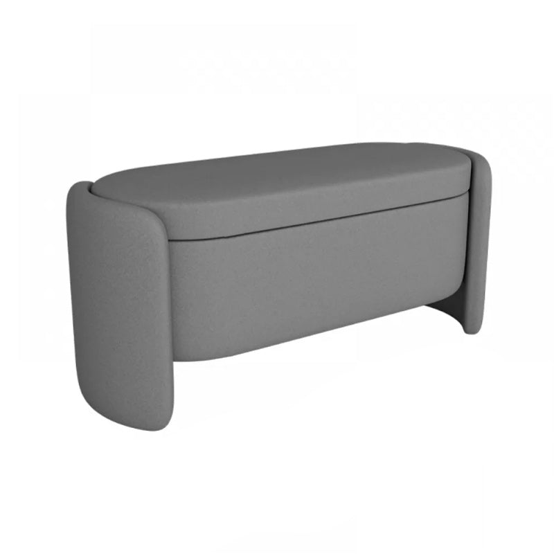 Modern Cushioned Bench Faux Leather Foam Bench for Home Office