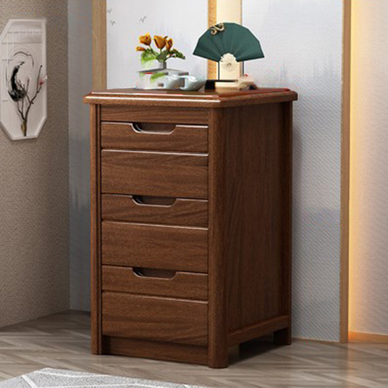 16" W Solid Wood Vertical Lingerie Chest Storage Chest Dresser with Drawers