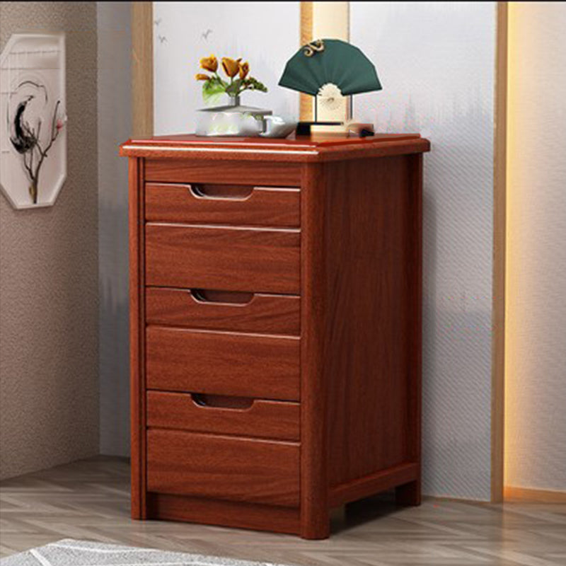 16" W Solid Wood Vertical Lingerie Chest Storage Chest Dresser with Drawers