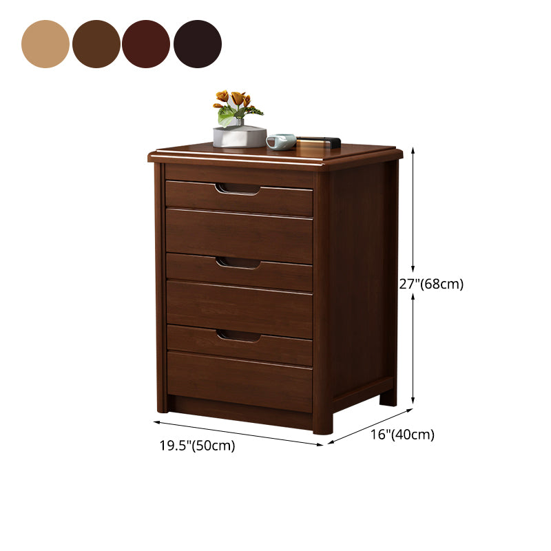 16" W Solid Wood Vertical Lingerie Chest Storage Chest Dresser with Drawers