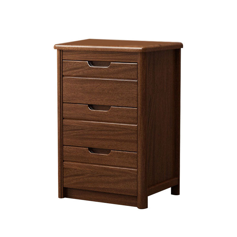 16" W Solid Wood Vertical Lingerie Chest Storage Chest Dresser with Drawers for Bedroom