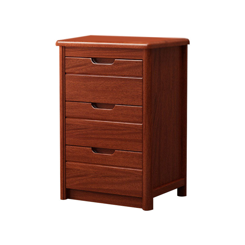 16" W Solid Wood Vertical Lingerie Chest Storage Chest Dresser with Drawers for Bedroom