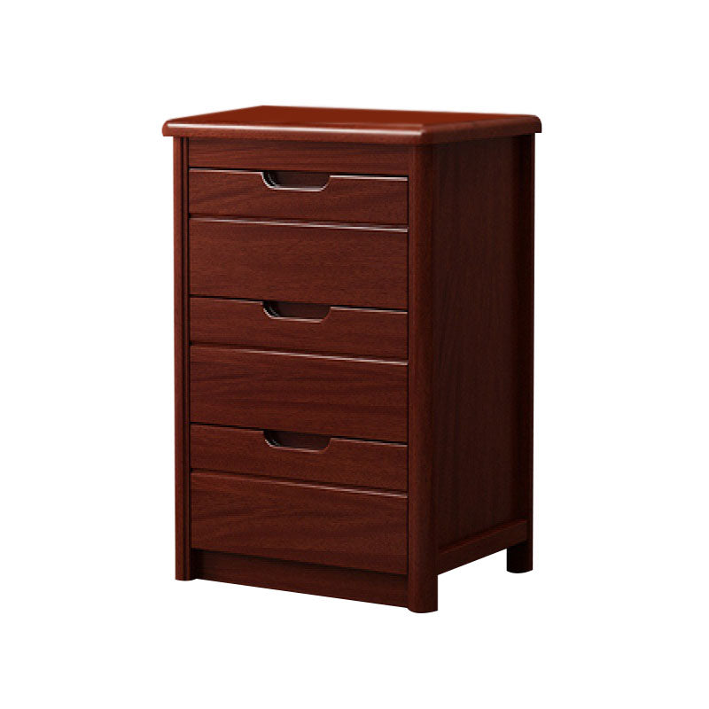 16" W Solid Wood Vertical Lingerie Chest Storage Chest Dresser with Drawers for Bedroom