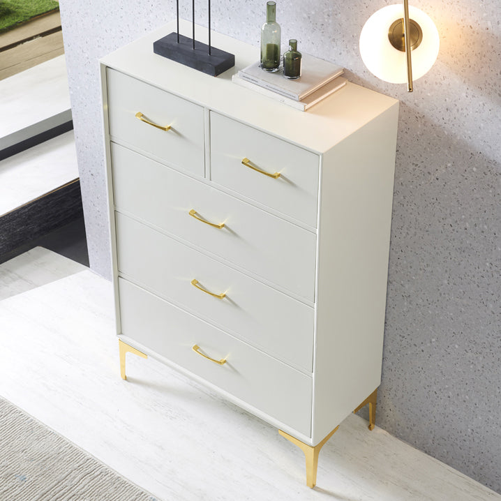 Modern Style Sideboard Table with Engineered Wood Drawers and Storage Buffet Server