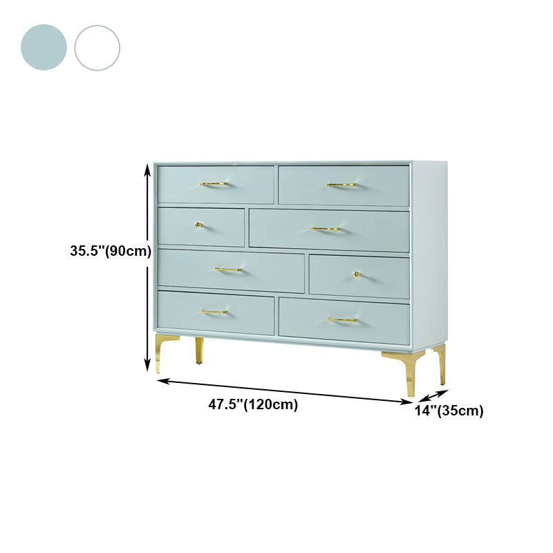 Modern Style Sideboard Table with Engineered Wood Drawers and Storage Buffet Server