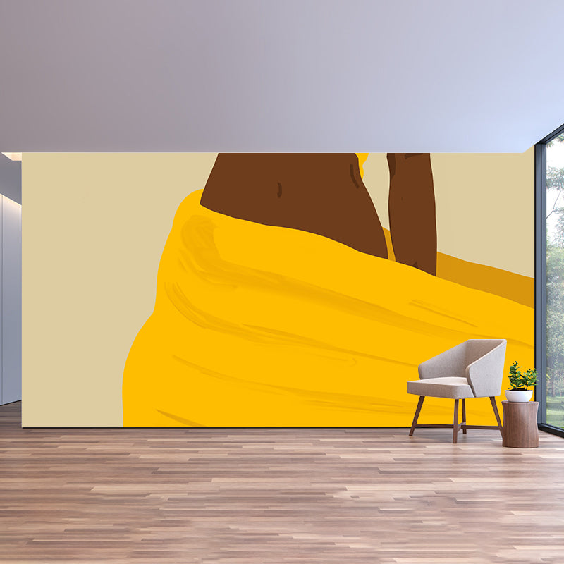 Modern Style Illustration Mural Wallpaper Portraiture Indoor Wall Mural