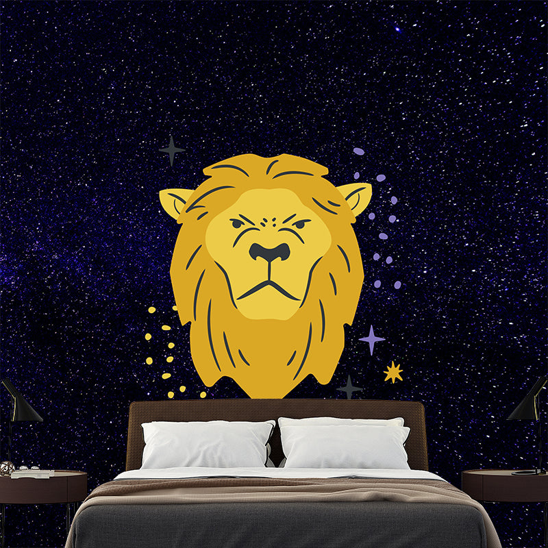 Illustration Wall Mural Wallpaper Constellation Sitting Room Wall Mural