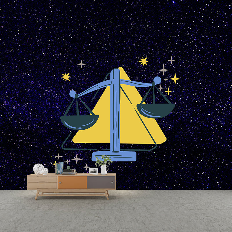 Illustration Wall Mural Wallpaper Constellation Sitting Room Wall Mural