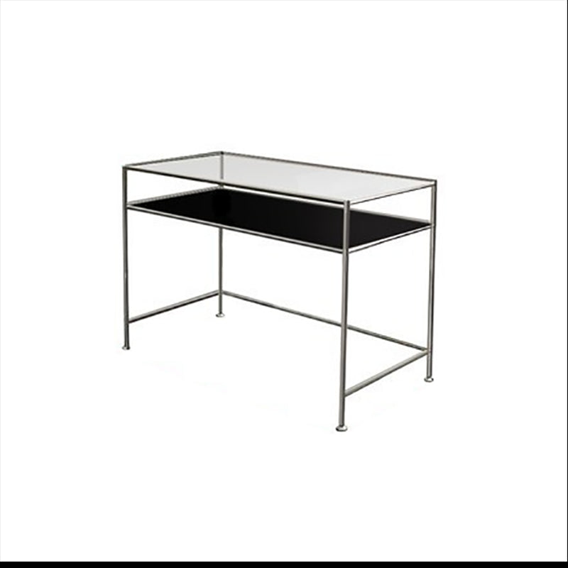 Rectangular 31.5"H Writing Desk Bedroom Laptop Table with Shelf