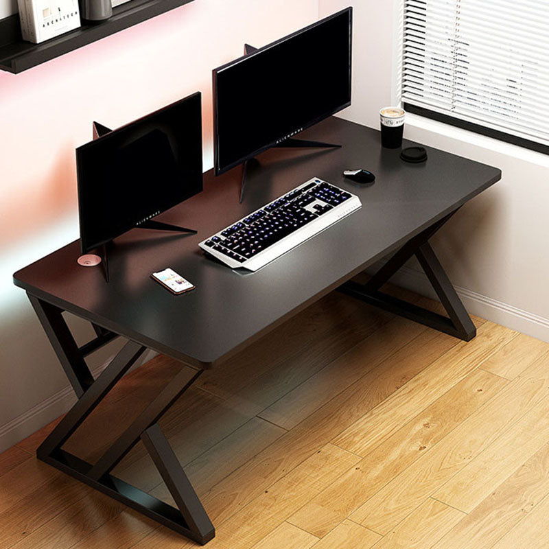 Rectangular Dormitory Gaming Desk Cable Management Computer Desk