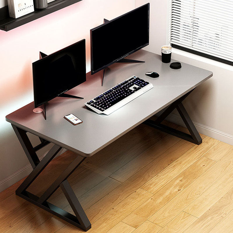 Rectangular Dormitory Gaming Desk Cable Management Computer Desk