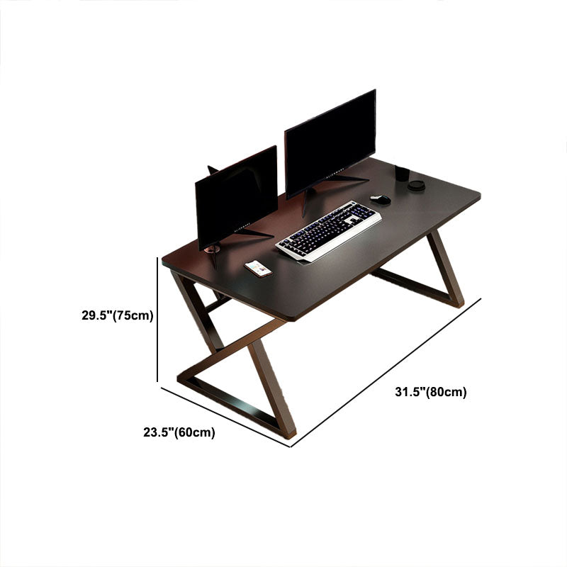 Rectangular Dormitory Gaming Desk Cable Management Computer Desk