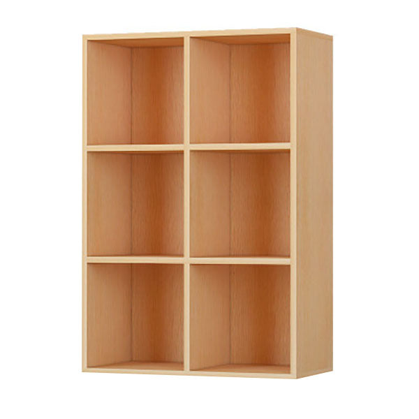 Modern Engineered Wood Shelf Bookcase Standard Closed Back Book Shelf for Living Room