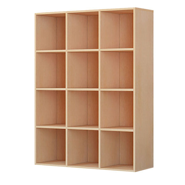 Modern Engineered Wood Shelf Bookcase Standard Closed Back Book Shelf for Living Room