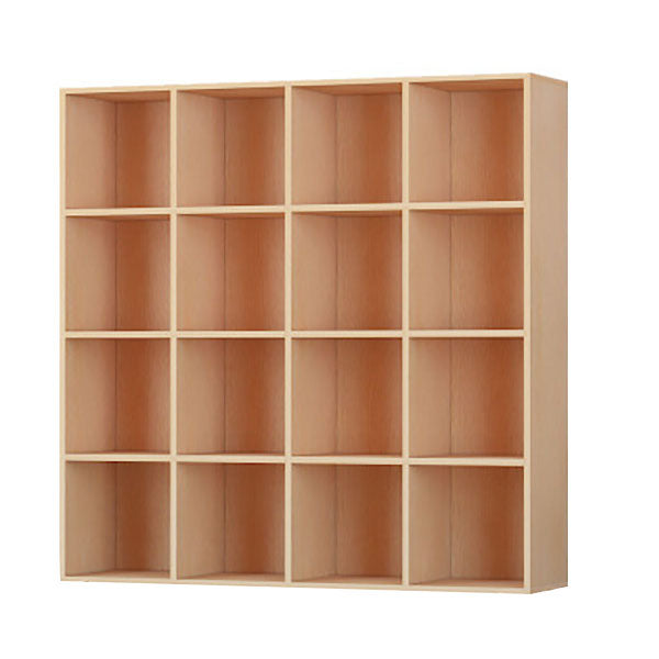 Modern Engineered Wood Shelf Bookcase Standard Closed Back Book Shelf for Living Room