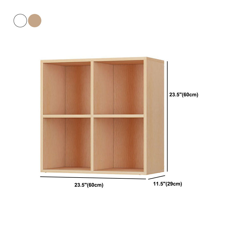 Modern Engineered Wood Shelf Bookcase Standard Closed Back Book Shelf for Living Room