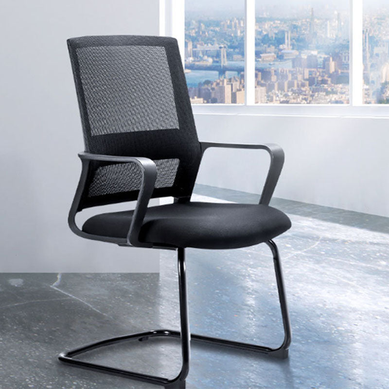 Modern Desk Chair Mid-back Ergonomic Office Chair Mesh Desk Chair