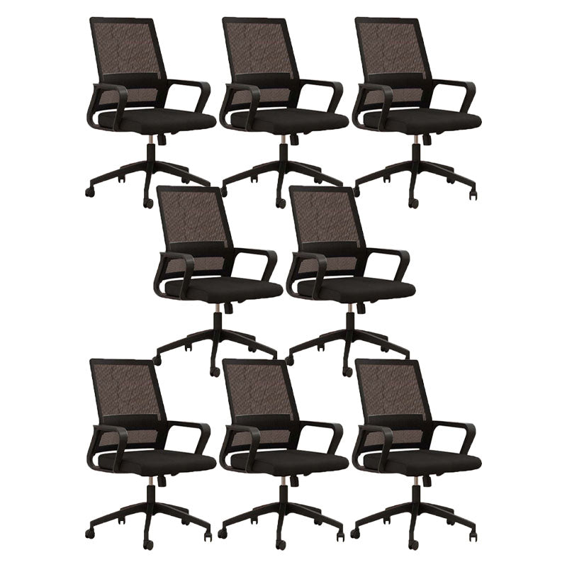 Modern Desk Chair Mid-back Ergonomic Office Chair Mesh Desk Chair