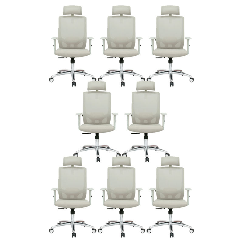 Fixed Arms Desk Chair High-back Ergonomic Office Chair Mesh Desk Chair