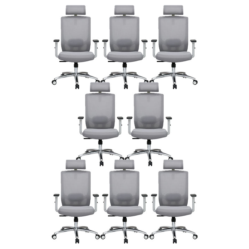 Fixed Arms Desk Chair High-back Ergonomic Office Chair Mesh Desk Chair