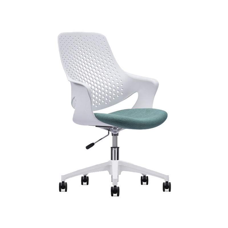 Modern Chair Mid Back Ergonomic Computer Task Plastic Desk Chair