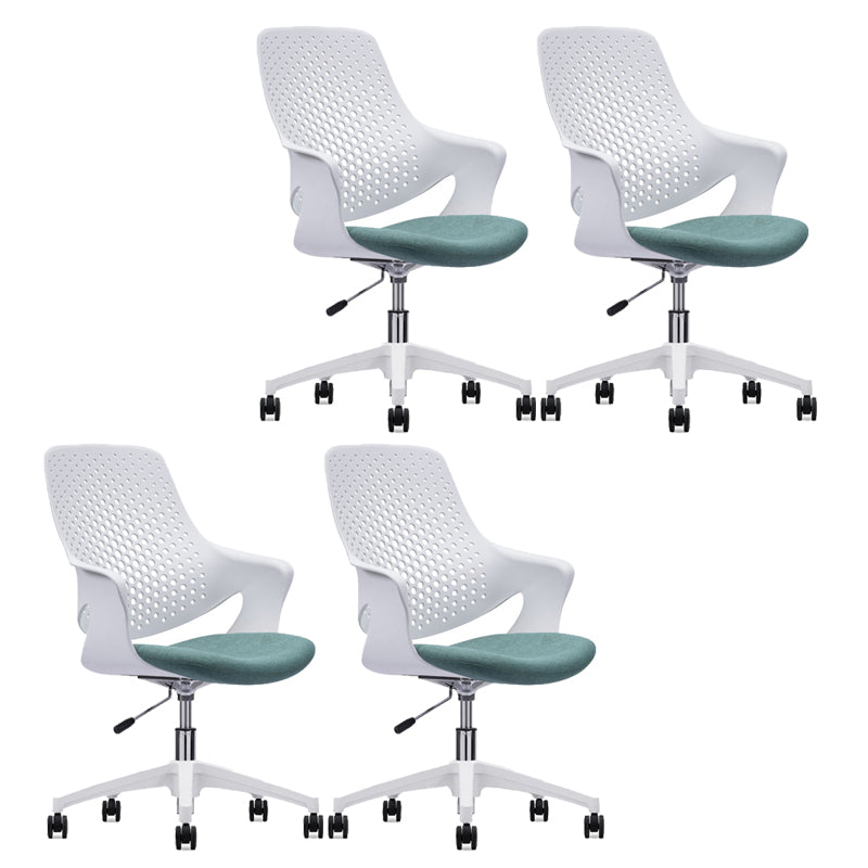 Modern Chair Mid Back Ergonomic Computer Task Plastic Desk Chair