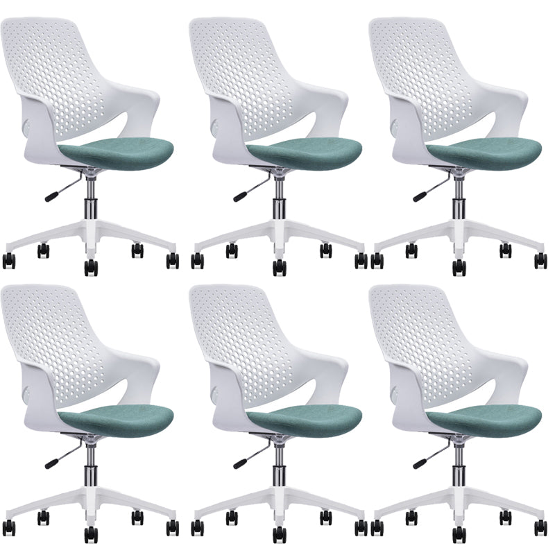 Modern Chair Mid Back Ergonomic Computer Task Plastic Desk Chair