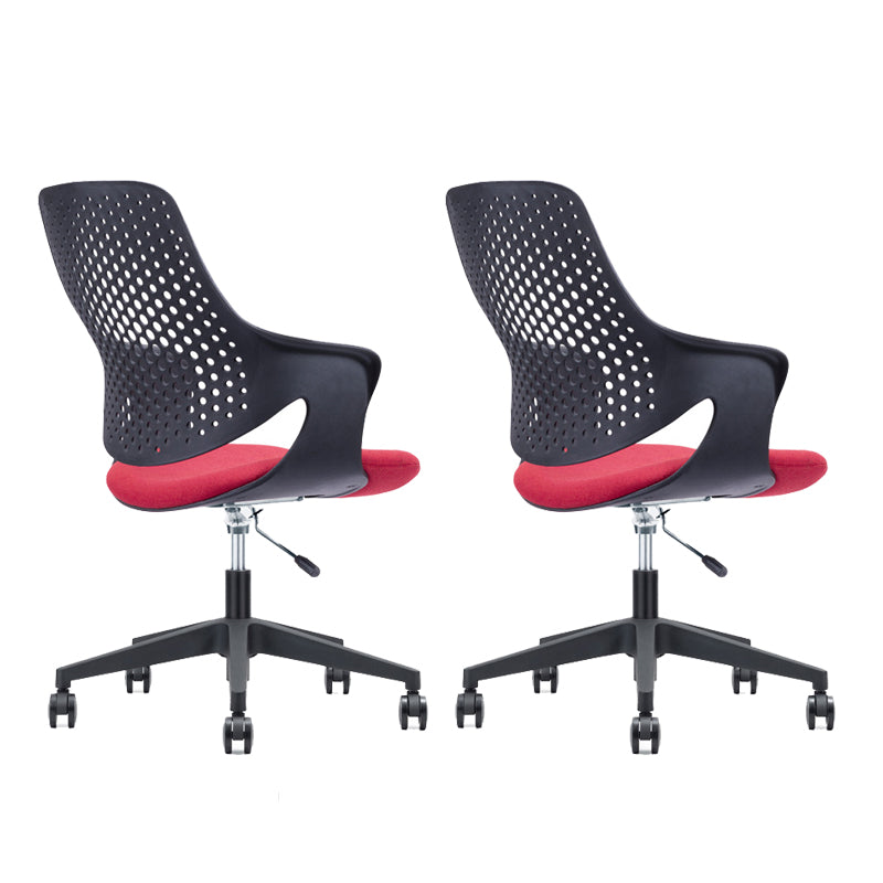 Modern Chair Mid Back Ergonomic Computer Task Plastic Desk Chair